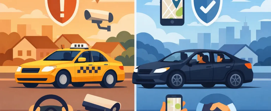 Taxi vs Rideshare Safety for Hempstead Rides