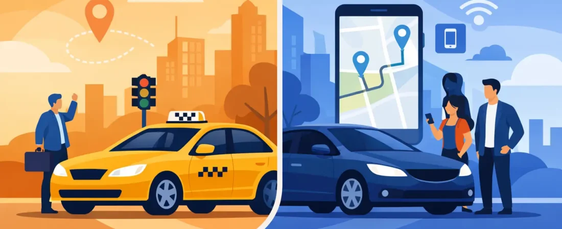 What Is the Difference Between Taxi and Rideshare?